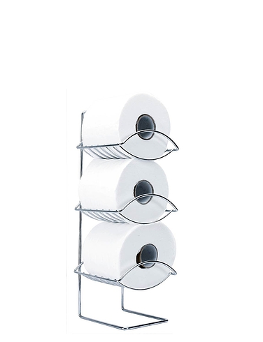 Pifco 3 Tier Toilet Roll Holder
