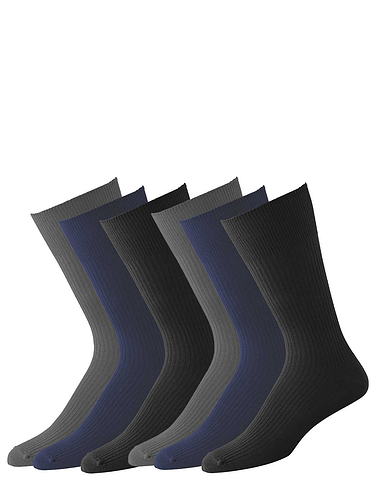 Six Pack Soft Grip Socks