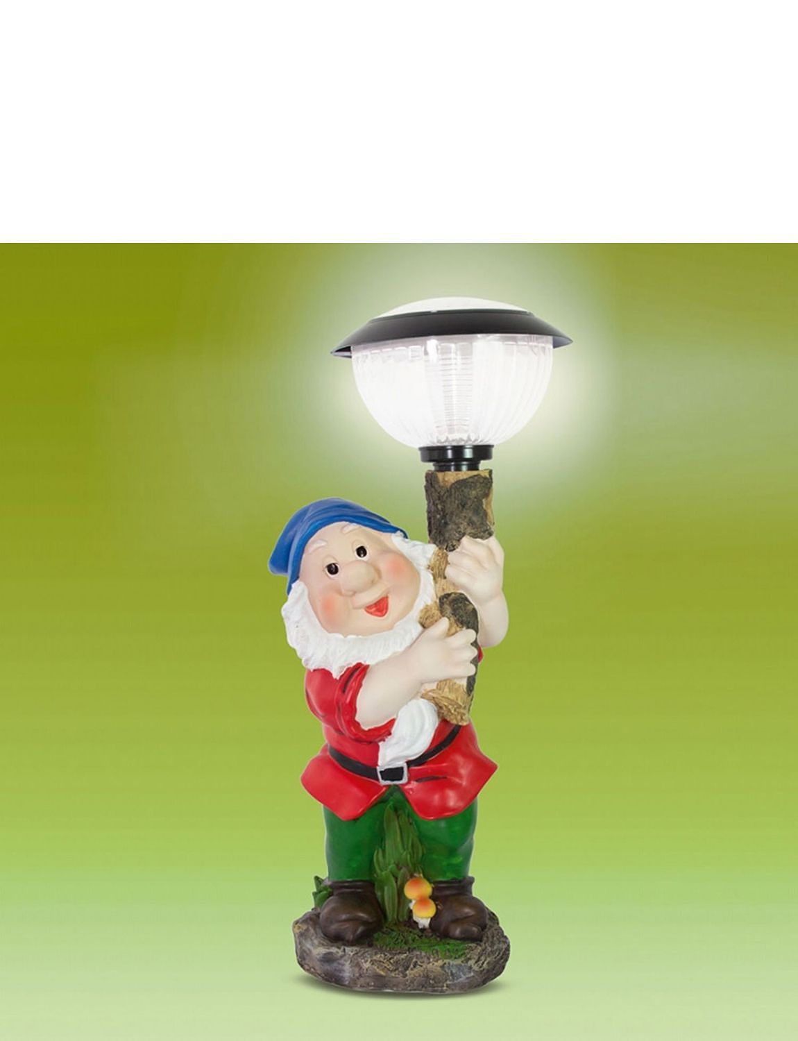 Cheeky Solar Garden Gnome - Home Gardening