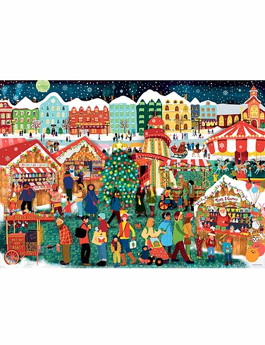 Ravensburger Christmas Market 1000pc Jigsaw