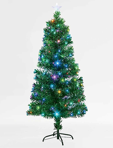 24 Inch LED and Fibre Tipped Tree With Star