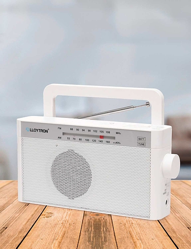 Lloytron Rechargeable FM/AM Radio