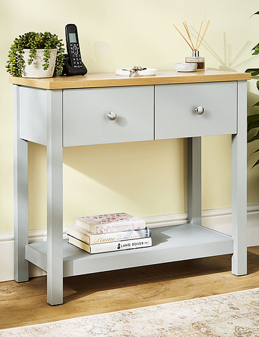 Twin Drawer Console Table