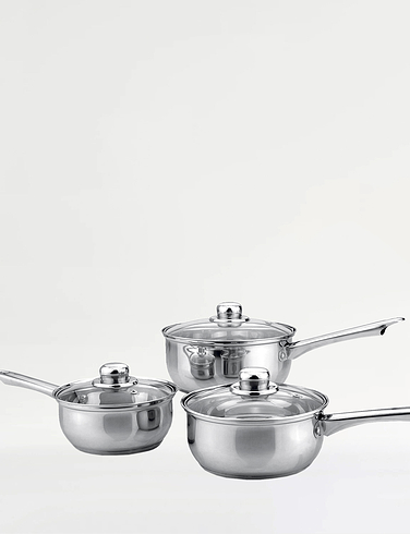 3 Piece Saucepan Set