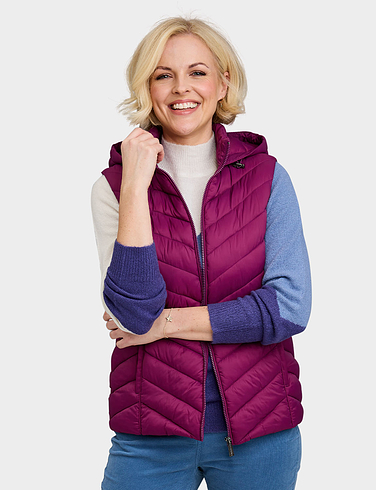 Quilted Packaway Gilet