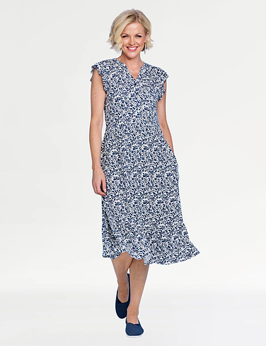 Print Viscose Dress