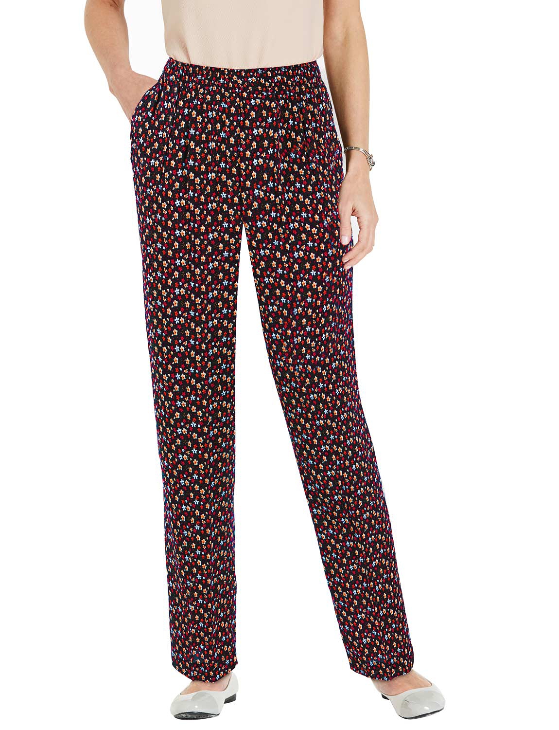 Viscose Print Trouser | Chums