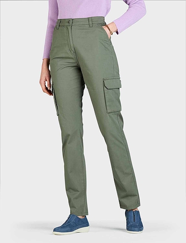 Stretch Cotton Cargo Trouser