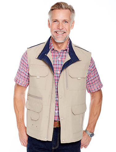 mens lightweight gilet