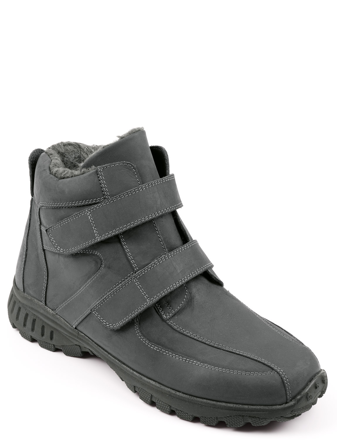 Leather Thermal Lined Touch Fasten Boot Chums