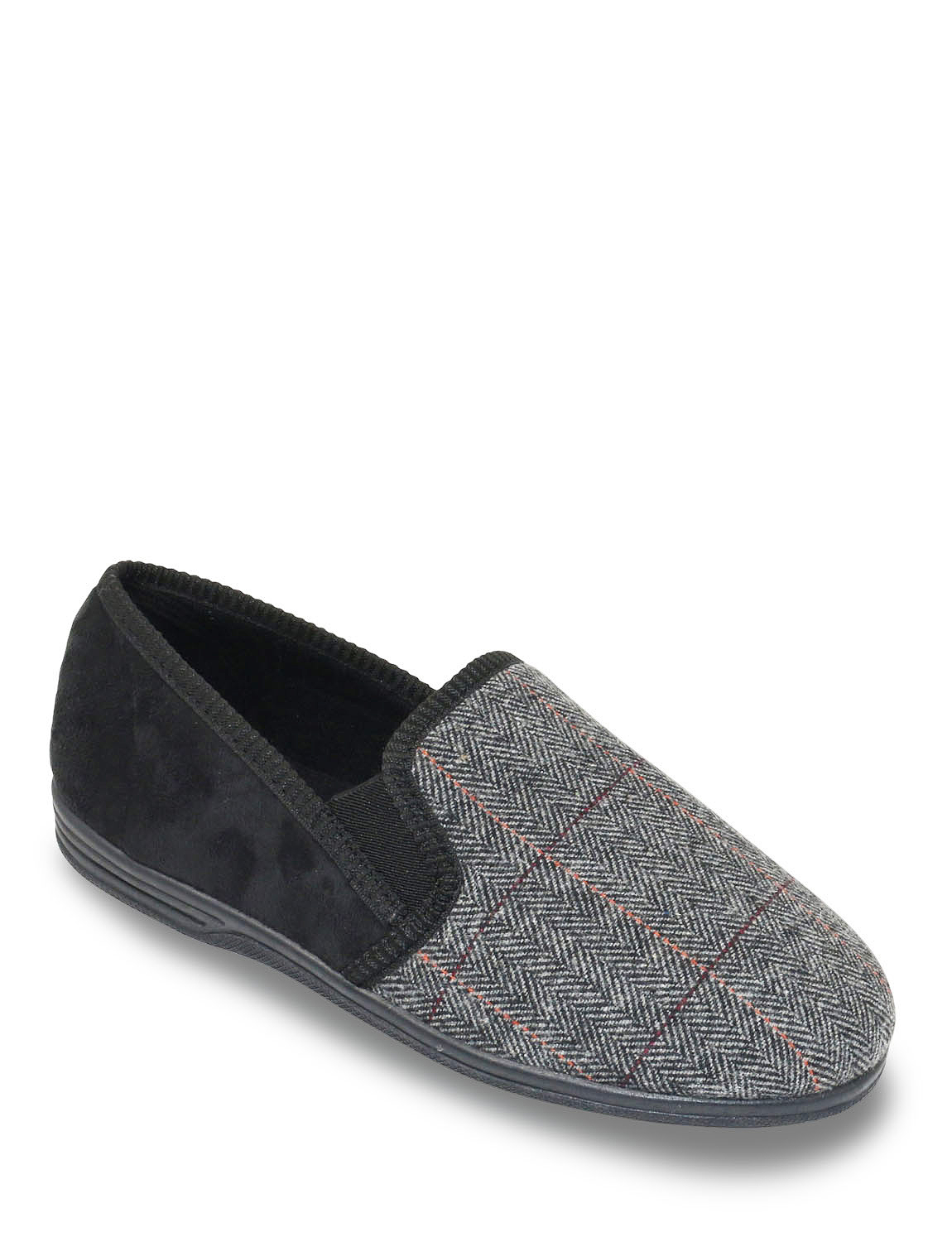 wide fit mens slippers uk