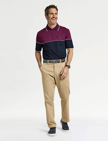 Pegasus Zip Neck Polo