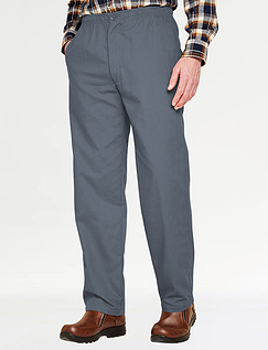 mens elasticated waist trousers for the elderly