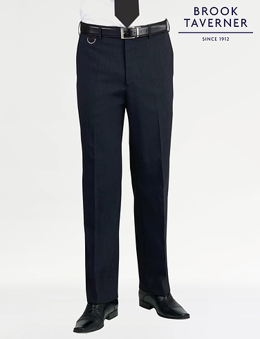 Brook Taverner Formal Suit Trouser Mars