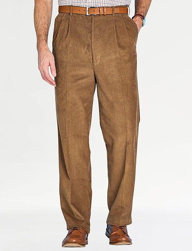 12.5 oz 8 Wale Corduroy Trousers - Black | Suit Pants Style | Bronson