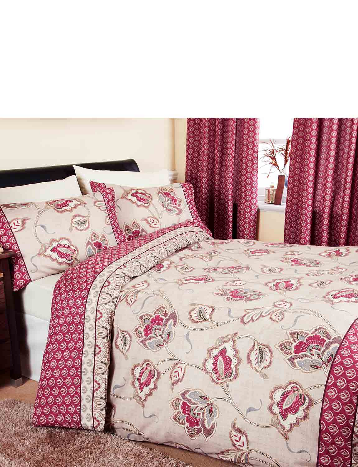 Kashmir Quilt Cover Pillowcase Set By Catherine Lansfield Home