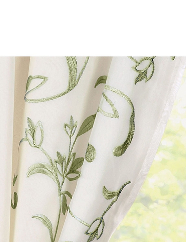 Emily Lined Voile Curtains - Home Textiles | Chums