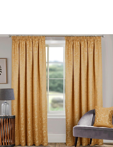 Classic Jacquard Lined Curtains | Chums