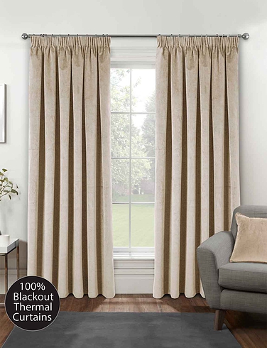 Oxford Total Blackout Velvet Curtains