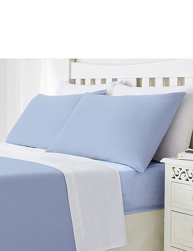 Plain Poly Cotton Pillowcases